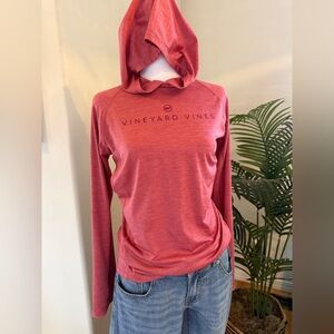 Vineyard Vines Women's Pink Hoodie Sweatshirt